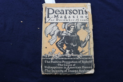 1909 DECEMBER PEARSON'S MAGAZINE - NICE STORIES, ADS & ILLUSTRATIONS - K 754