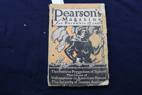 1909 DECEMBER PEARSON'S MAGAZINE - NICE STORIES, ADS & ILLUSTRATIONS - K 754