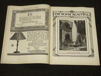 1907 OCTOBER THE HOUSE BEAUTIFUL MAGAZINE - GREAT PHOTOS & ADS - ST 388