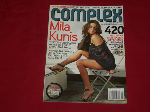 2008 APRIL/MAY COMPLEX MAGAZINE - MILA KUNIS - JOHN CHO - KAL PENN - RC 346