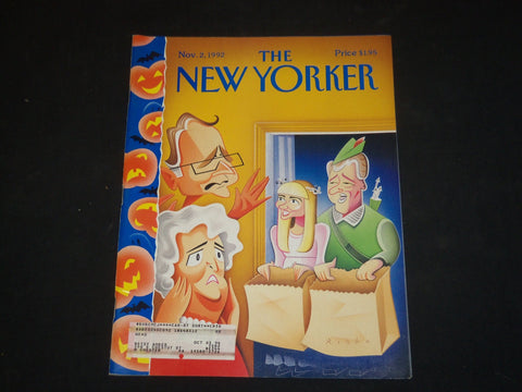 1992 NOVEMBER 2 THE NEW YORKER MAGAZINE - ILLUSTRATED COVER - NY 1558