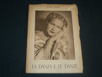 1941 LA DANSA E LE DANZE BY RENZO ROSSI - NICE PHOTOS - ITALIAN - KD 5715