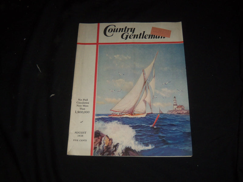 1938 AUG COUNTRY GENTLEMAN MAGAZINE - ILLUSTRATED COVER, STORIES & ADS - SP 7071