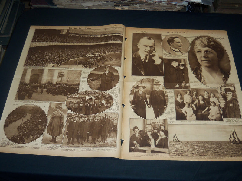 1920 NOV 7 NEW YORK TIMES PICTURE SECTION NO. 4 - PRESIDENT HARDING - NT 8780