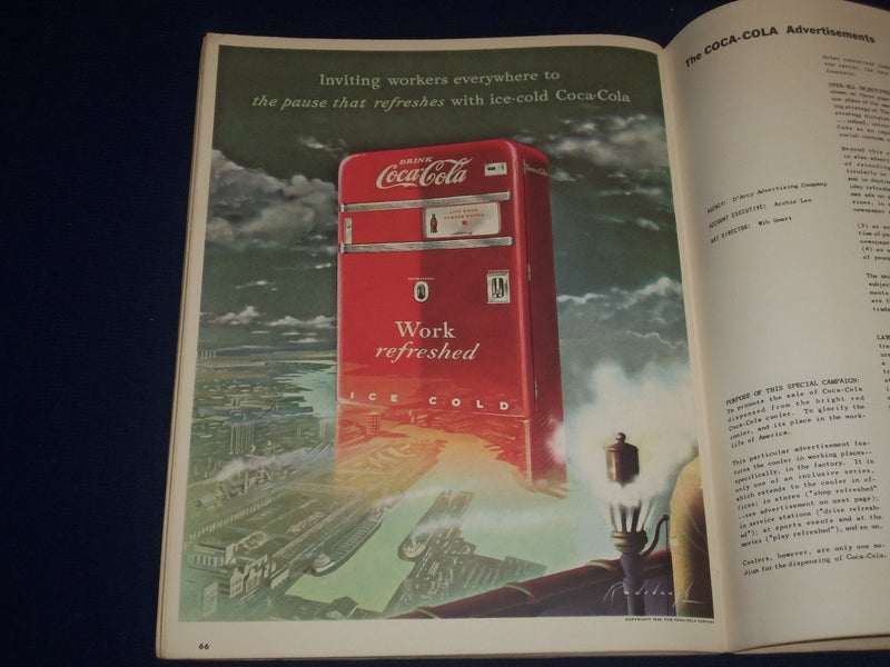 1949 ADVISORY SERVICE FOR STUDENTS OF ADVERTISING BOOK - NICE COLOR ADS - J 1775