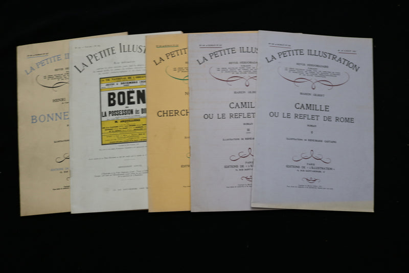 1923-1931 LA PETITE ILLUSTRATION MAGAZINE - FRENCH - LOT OF 45 - O 3691