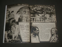 1937 FAN FARE SOUVENIR PROGRAMME - FOR YOU ALONE - GRACE MOORE - GRANT - J 2639