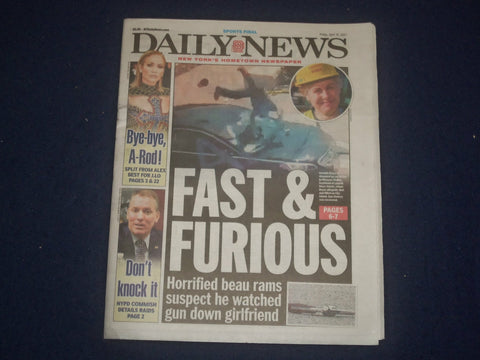 2021 APRIL 16 NEW YORK DAILY NEWS NEWSPAPER- JENNIFER LOPEZ/ALEX RODRIGUEZ SPLIT