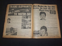 1966 SEP 11 NATIONAL ENQUIRER NEWSPAPER - LBJ'S BROTHER DRUNK, ARRESTED- NP 7422