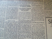 1932 MAY 19 NEW YORK TIMES NEWSPAPER - CURTIS JAILED IN HOAX - NT 7439
