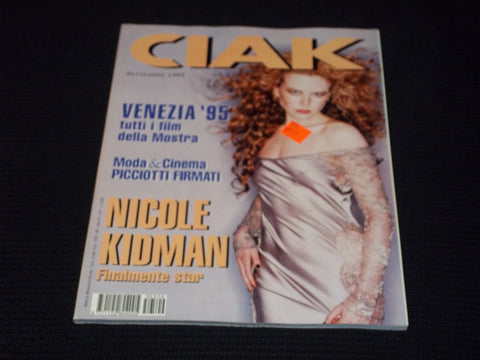 1995 SEPTEMBER CIAK MAGAZINE - NICOLE KIDMAN ITALIAN TEXT - E 12196