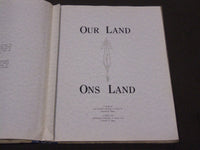 1930'S OUR LAND ONS LAND BY CHARLES PEERS TOBACCO CARDS ALBUM - KD 3388