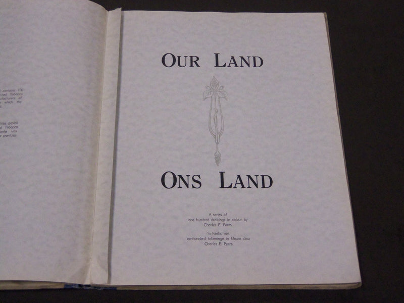 1930'S OUR LAND ONS LAND BY CHARLES PEERS TOBACCO CARDS ALBUM - KD 3388