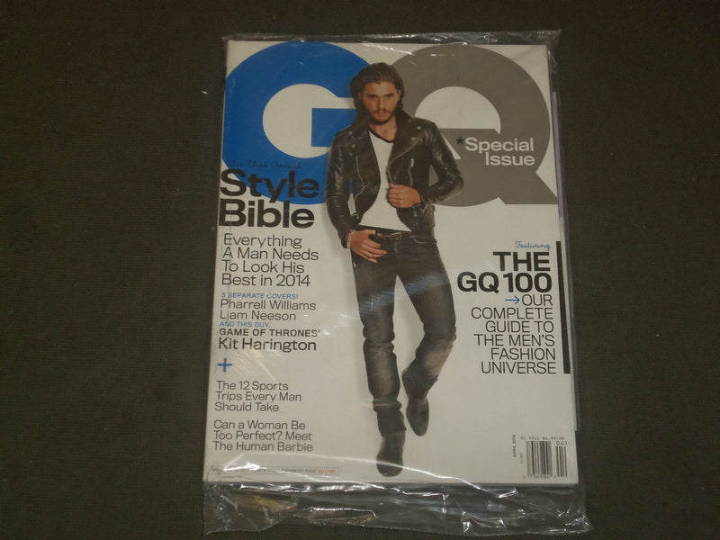 2014 APRIL GQ MAGAZINE - KIT HARINGTON COVER - B 2868