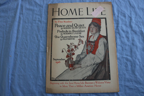 1916 SEPTEMBER HOME LIFE MAGAZINE-GREAT COVER-ILLUSTRATIONS/STORIES/ADS-SP 4784T