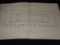 1868 ETUDE DES DIMENSIONS DEGRAND TEMPLE DE PAESTUM - PLANCHES - Z 284