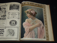 1908 JANUARY-JUNE LE THEATRE MAGAZINE BOUND VOLUME - 12 ISSUES - KD 2278B