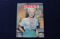 1947 OCTOBER 14 CINEVIE MAGAZINE - VIRGINIA MAYO - FRENCH COVER - E 23903
