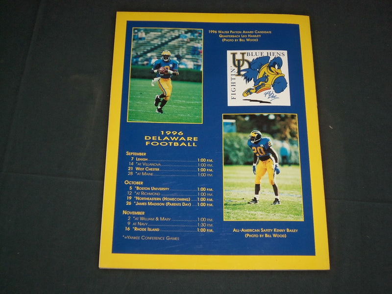1996 UNIVERSITY OF DELAWARE FOOTBALL MEDIA GUIDE - J 3856