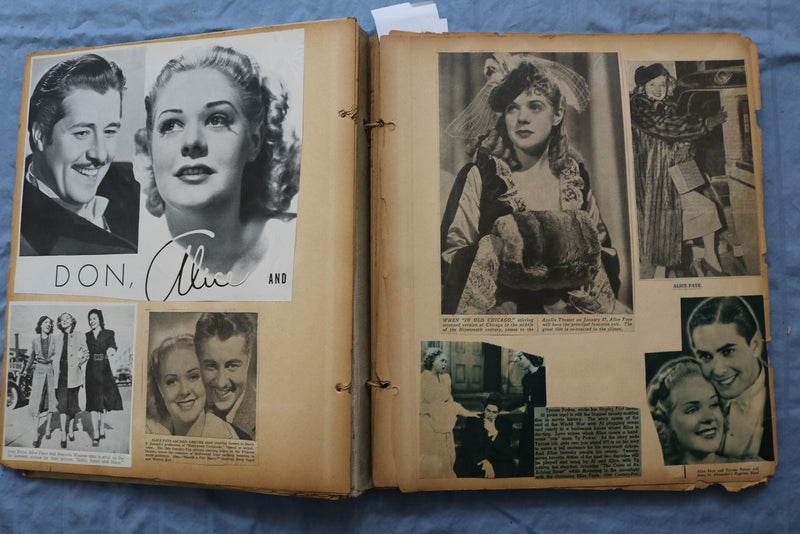 ALICE FAYE SCRAPBOOK - E 26468
