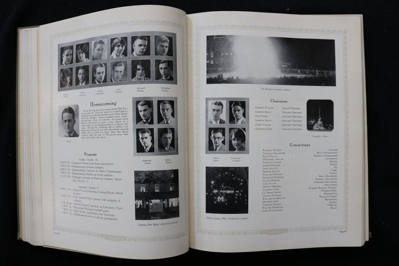 1927 THE BADGER UNIVERSITY OF WISCONSIN YEARBOOK - MADISON, WISCONSIN - YB 3506