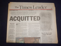 1999 FEBRUARY 13 WILKES-BARRE TIMES LEADER - BILL CLINTON ACQUITTED - NP 8244
