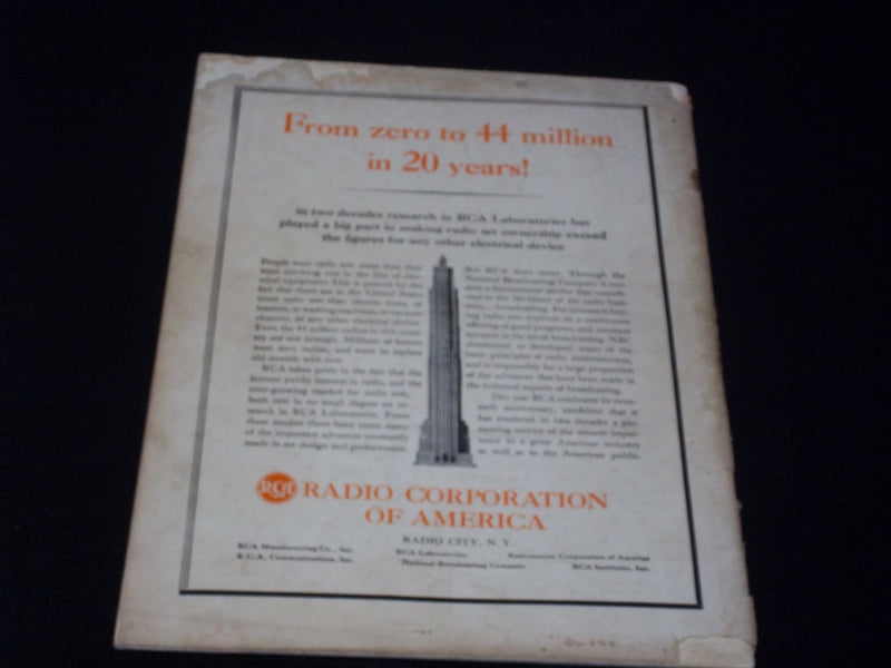 1939 DECEMBER RADIO-CRAFT MAGAZINE VERY NICE COVERS & ADS - E 356