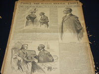 1910-1911 BOSTON HERALD SUNDAY MAGAZINE SECTIONS LOT OF 28 - NICE PHOTOS - UP 93