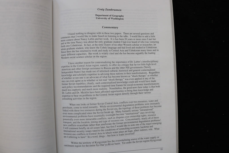 1999 ENVIRONMENT AND ECOLOGY, CONNECTION TO STABILITY BY LEEK SOFTCOVER- KD 9831