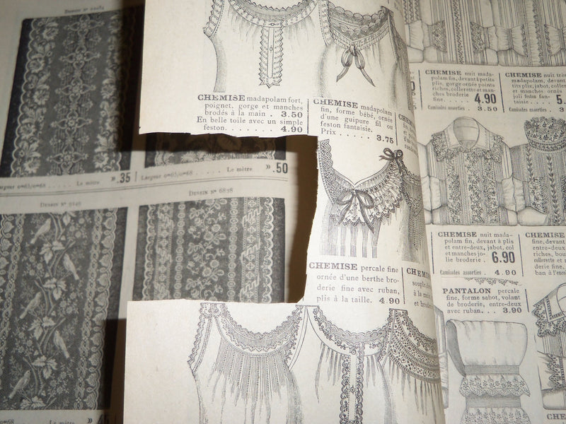 1896 VILLE DE ST. DENIS BLANC TOILES TROUSSEAUX FRENCH CATALOGUE - FR 1134