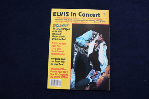 1987 ELVIS IN CONCERT MAGAZINE - VOLUME 1, NUMBER 1 - E 17764