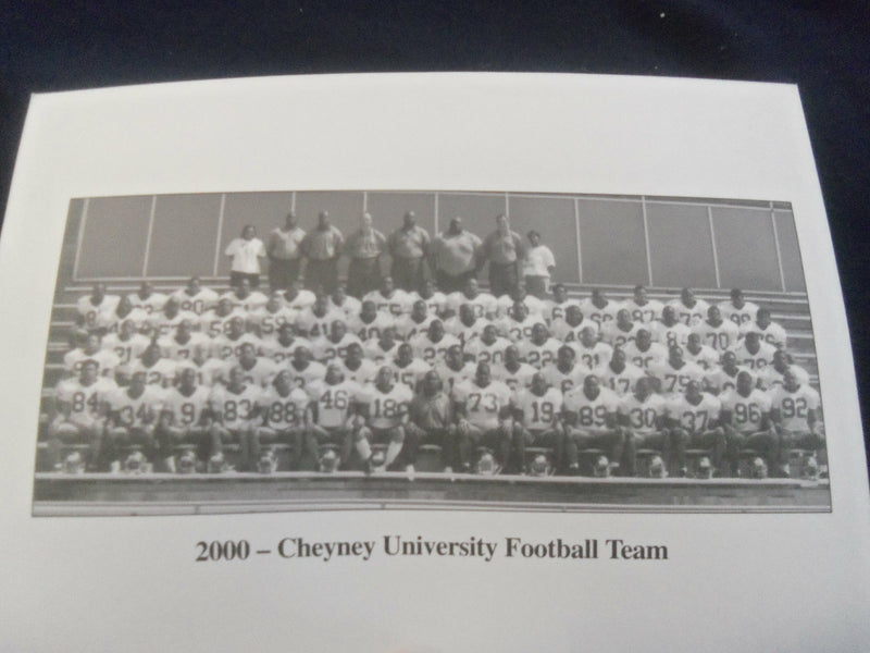 2000 OCT 14 FOOTBALL PROGRAM -CHEYNEY UNIVERSITY VS LOCK HAVEN UNIV - SP 1214R