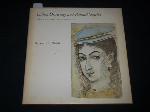 1976 INDIAN DRAWINGS AND PRINTED SKETCHES HARDCOVER BOOK - GREAT PRINTS - D 349