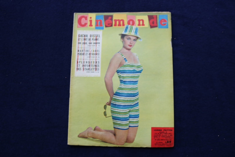 1960 JULY 26 CINEMONDE MAGAZINE - LUANA PATTEN - FRENCH COVER - E 23984