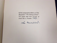 1923 THE TAKING OF HELEN BOOK BY JOHN MASEFIELD AUTOGRAPHED COPY #127 - KD 1721