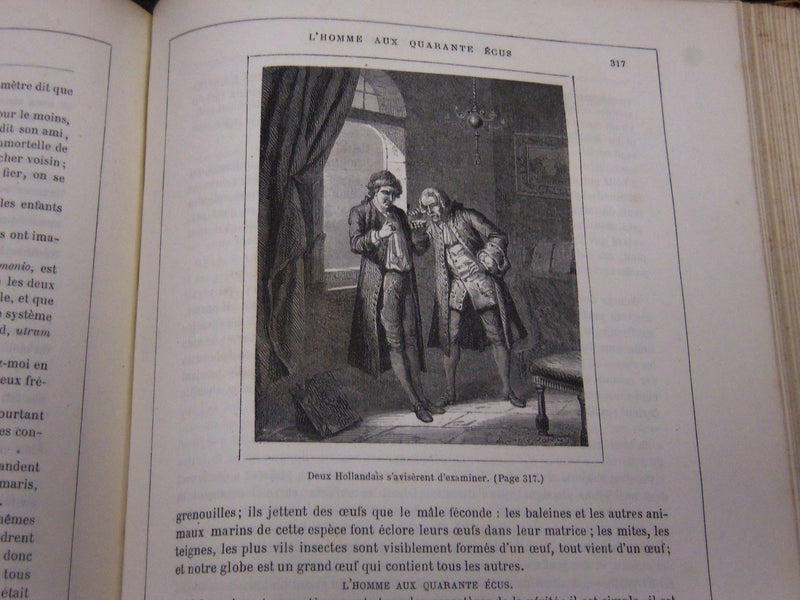 1867 ROMANS DE VOLTAIRE VOLUME - NICE ILLUSTRATIONS - KD 26