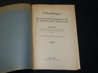 1922-1928 VERHANDLUNGEN DER OSTERREICHISCHEN KOMMISSION LOT OF 2 - J 5911