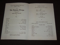 1961 THE CURIOUS SAVAGE PROGRAM - PASCACK VALLEY HIGH SCHOOL - NJ - J 7470