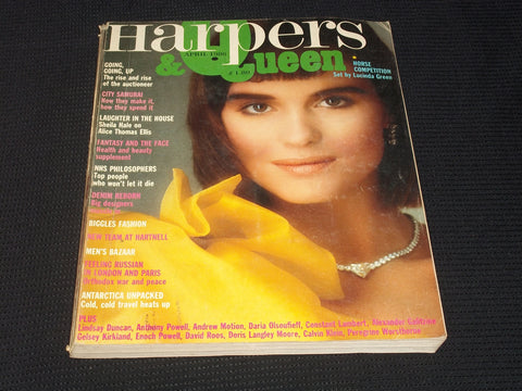 1986 APRIL HARPERS & QUEEN MAGAZINE - NICE FASHION FRONT COVER - E 5581
