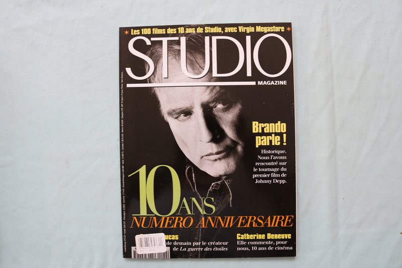 1997 MARCH STUDIO MAGAZINE - MARLON BRANDO COVER - FRENCH - E 19535