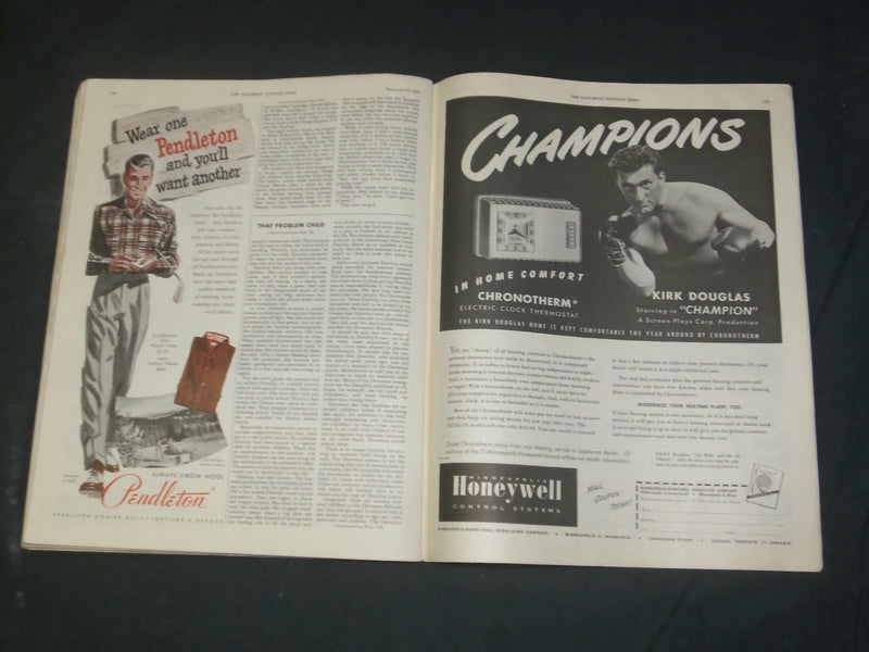 1949 SEP 24 THE SATURDAY EVENING POST MAGAZINE - NORMAN ROCKWELL COVER- SP 2484Q