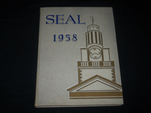 1958 SEAL STATE TEACHERS COLLEGE YEARBOOK - TRENTON NEW JERSEY - YB 1599