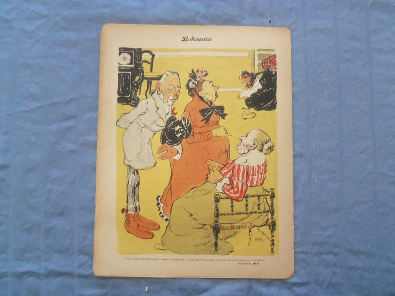 1902 MAY 31 LE SOURIRE MAGAZINE - ILLUSTRATED COMEDY - FRENCH TEXT - SP 4864Z