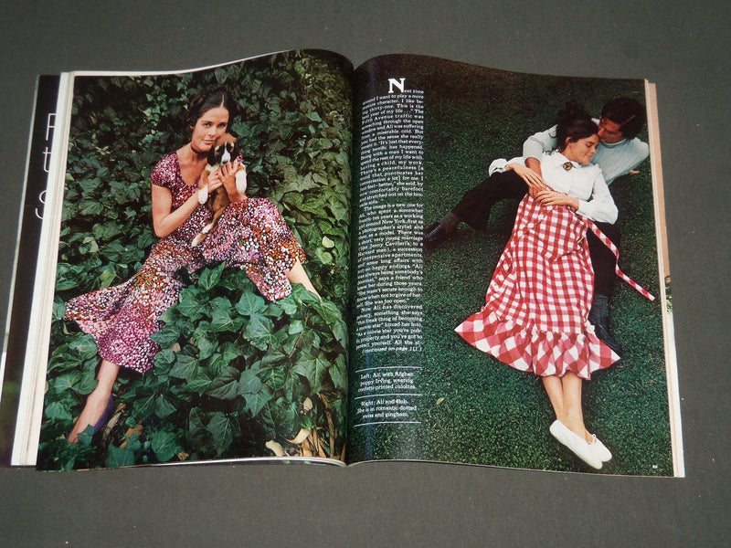 1971 FEBRUARY LADIES' HOME JOURNAL MAGAZINE - ALI MACGRAW - FASHION - ST 5213