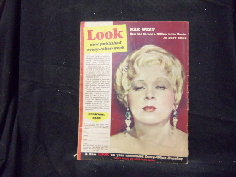 1937 MAY 11 LOOK MAGAZINE -ISSUE #6 - GREAT PHOTOS & ADS - ST 1398