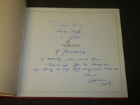 1981 CELEBRATIONS BOOK INSCRIBED BY CATERINE MILINAIRE - FIRST EDITION - KD 5337