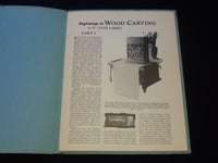 1933 BEGINNINGS IN WOOD CARVING SOFTCOVER BOOK BY W. CLYDE LAMMEY - J 8044