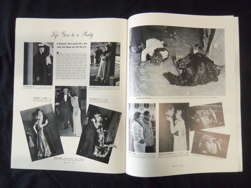 1937 FEBRUARY 22 LIFE MAGAZINE - ST. LOUIS FOUNTAIN TRITON - L 14