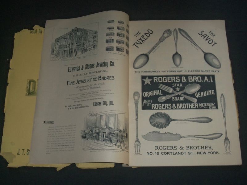 1892 THE KEYSTONE - ORGAN OF THE RETAIL JEWELRY TRADE MAGAZINE - ST 414S