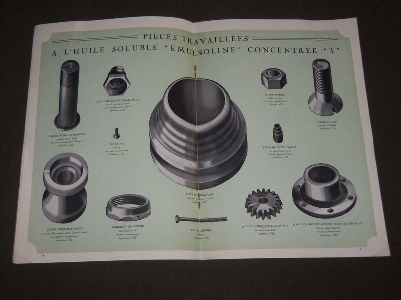 1920'S DU CHOIXD'UNE BONNE HUILE SOLUBLE METAUX FRENCH CATALOGUE - FR 589